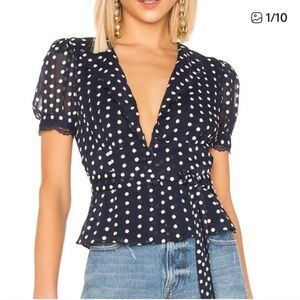 LPA Evelyn Top in Navy, S